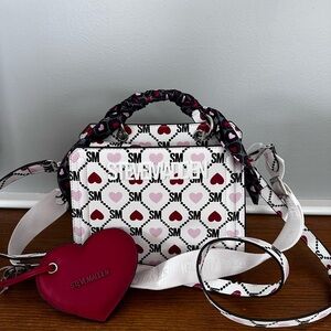 Valentine Heart Kiss Steve Madden Bevelyn Crossbody Purse